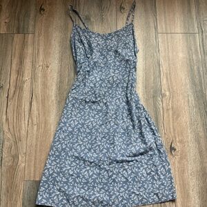 Brandy Melville Blue Floral Dress